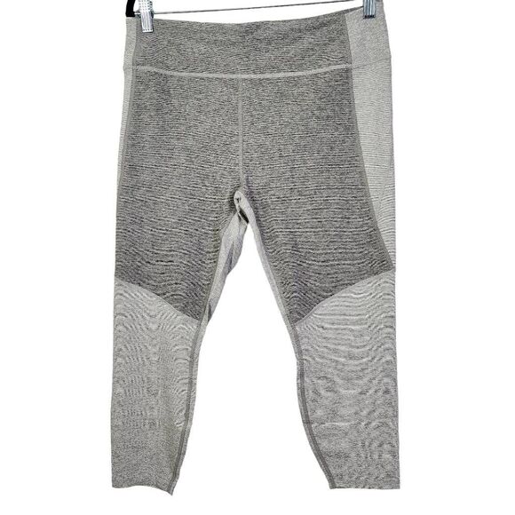 Outdoor Voices Gray Athletic Cropped Leggings NWT Size XL Gray Athletic Leggings - Picture 1 of 7